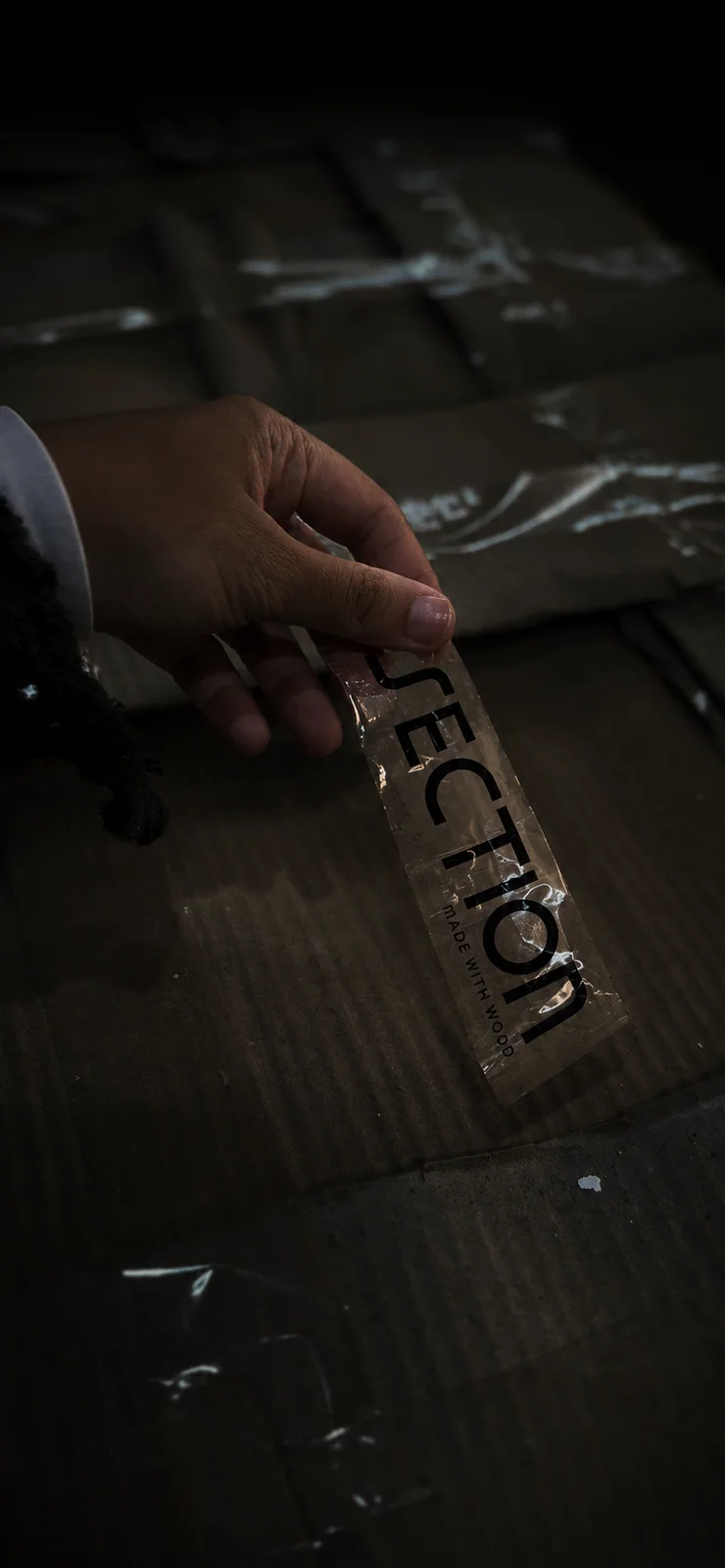 A SECTION material sample under a final quality review