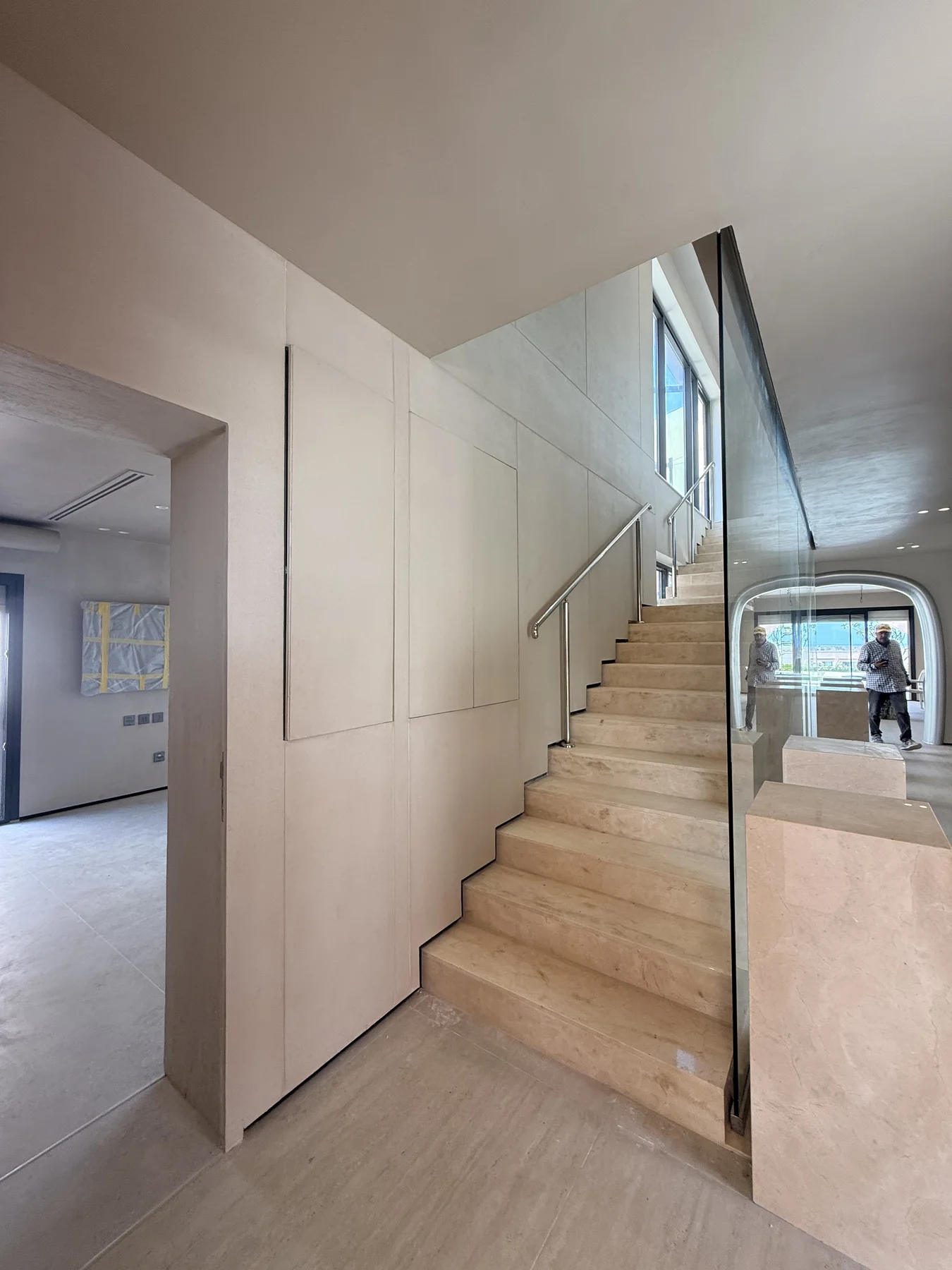 A crafted doorway where material, proportion and movement meet.